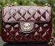 Chanel Classic Mini Flap Bag Royal Patent Leather Gold A1115 - Chanel Brand, Luxury Handbag