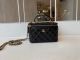 Best Quality Chanel Small Classic Chain Box Handbag in Black AP2199